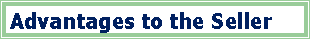 Text Box: Advantages to the Seller