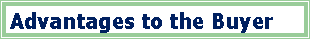 Text Box: Advantages to the Buyer